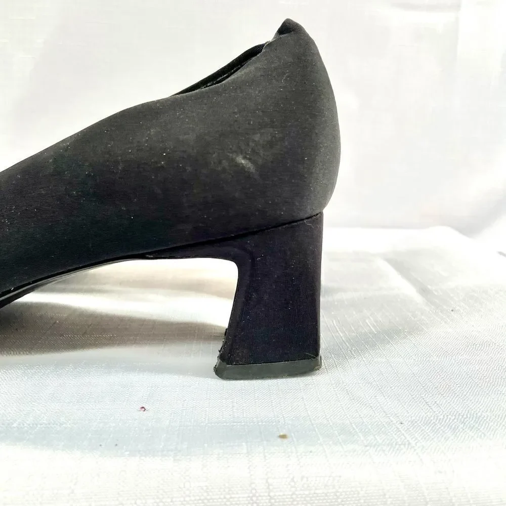 BLACK EASY SPIRIT ANITRA PUMPS SIZE 9.5